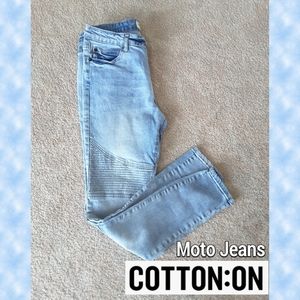 Jeans Cotton On Moto Jeans Skinny sz 8